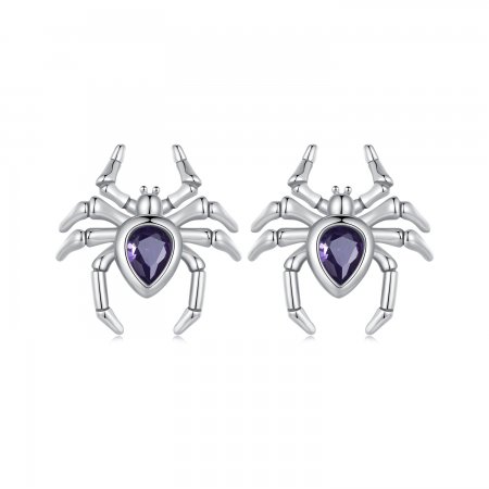 Pandora Style Spider Studs Earrings - BSE891