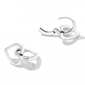 PANDORA Style Simple Love Hoop Earrings - SCE1394