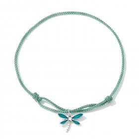 PANDORA Style Summer Dragonfly Cord Bracelet - SCB237