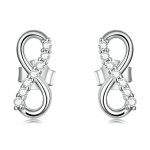 PANDORA Style Infinity Symbol - Shine Stud Earrings - BSE543