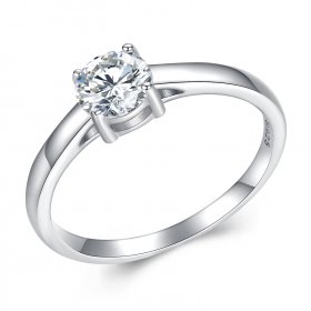 Pandora Style Shining Moissanite Ring (comes with one certificate) - MSR005