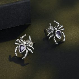 Pandora Style Spider Studs Earrings - BSE891