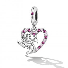 PANDORA Style Cupid Heart Dangle Charm - SCC2324