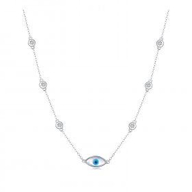 Pandora Style Devil's Eye Necklace - SCN505