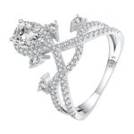 Pandora Style Tiara Ring - BSR368