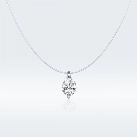 Silver Shining Life Necklace - PANDORA Style - SCN332-D