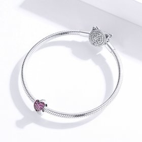 Pandora Style Silver Spacer Charm, Love - SCC1336
