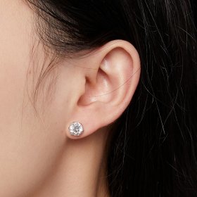 Pandora Style 1 Carat Moissanite Stud Earrings - MSE020-L