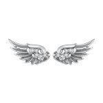 Pandora Style Angel Wings Studs Earrings - SCE1579