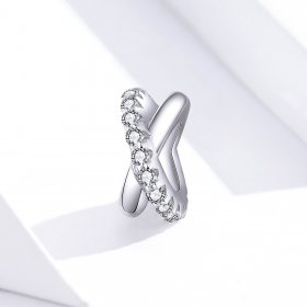 Pandora Style Silver Spacer Charm, Chic - BSC214