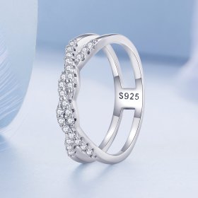 Pandora Style Twist Ring - BSR327