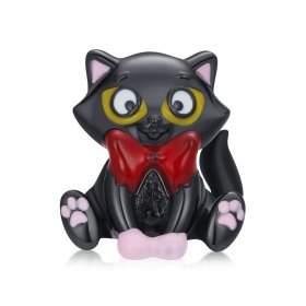 PANDORA Style Elegant Black Cat Charm - SCC2031