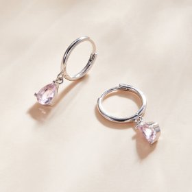 Pandora Style Silver Dangle Earrings, Drop - SCE1018-PK