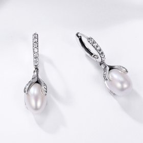 Silver Mimosa Bud Stud Earrings - PANDORA Style - SCE259