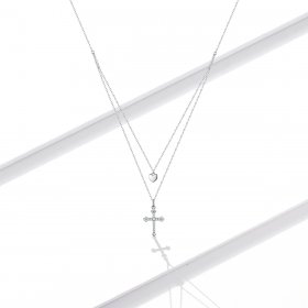 PANDORA Style Love Cross Necklace - BSN197