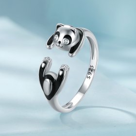 Pandora Style Panda Ring - SCR969-E