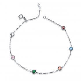 Pandora Style Silver Bracelet Coloured Summer - SCB184