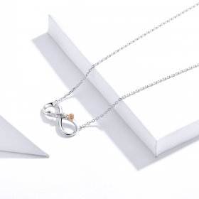 Silver Infinite Love Necklace - PANDORA Style - SCN371