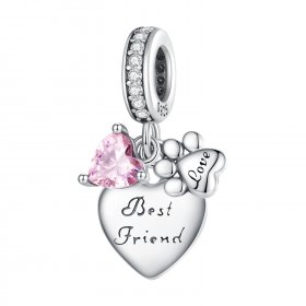 Forever Friends Charm in Pandora Style - SCC2436
