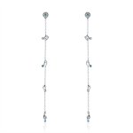 Silver Swaying Notes Hanging Earrings - PANDORA Style - SCE202