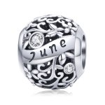 Pandora Style Silver Charm, June Birthstone - SCC1385-6