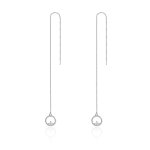 Silver Always Affectionate Hanging Earrings - PANDORA Style - SCE080