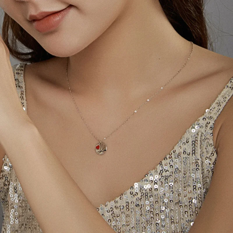 (image for) Angel In White Love Stethoscope Pendant Necklace - PANDORA Style - SCN426 - View 6