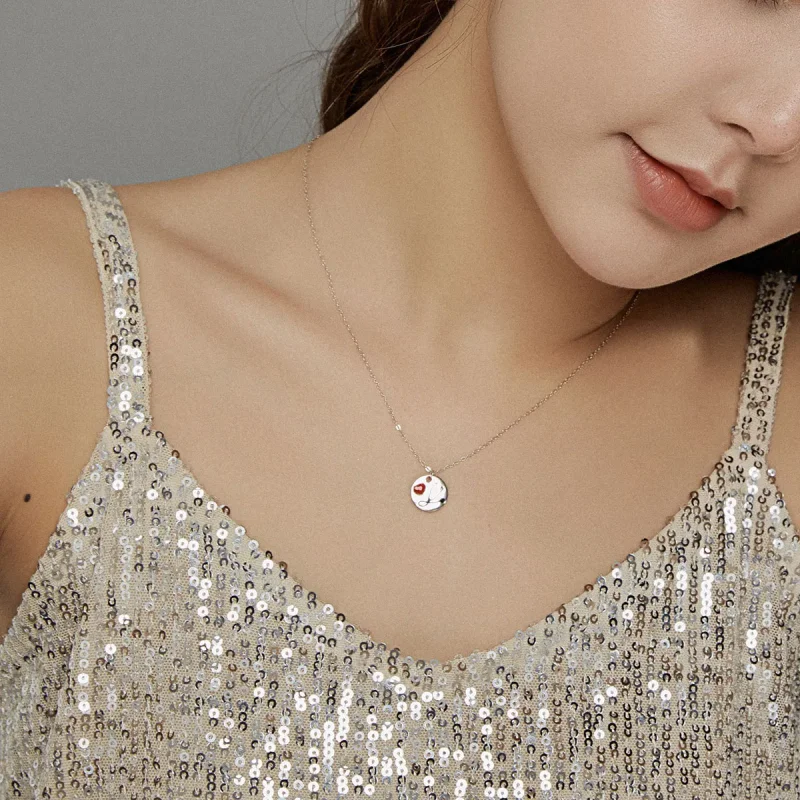 (image for) Angel In White Love Stethoscope Pendant Necklace - PANDORA Style - SCN426 - View 7