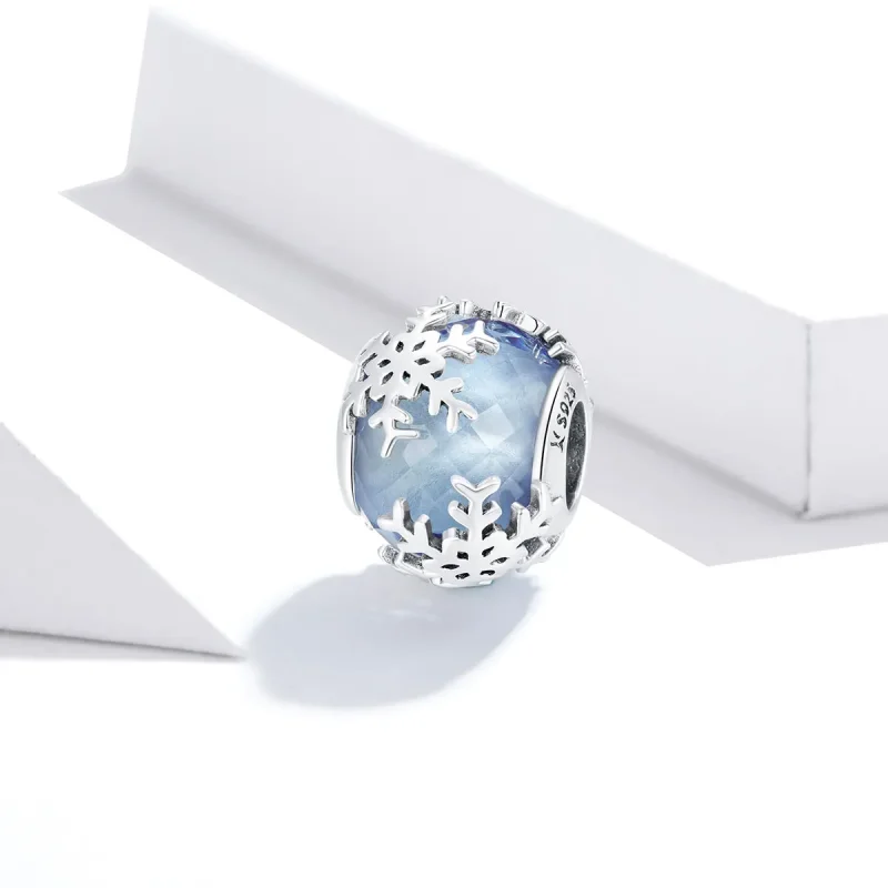 (image for) Crystal Snowflake Charm - PANDORA Style - SCC1666 - View 2