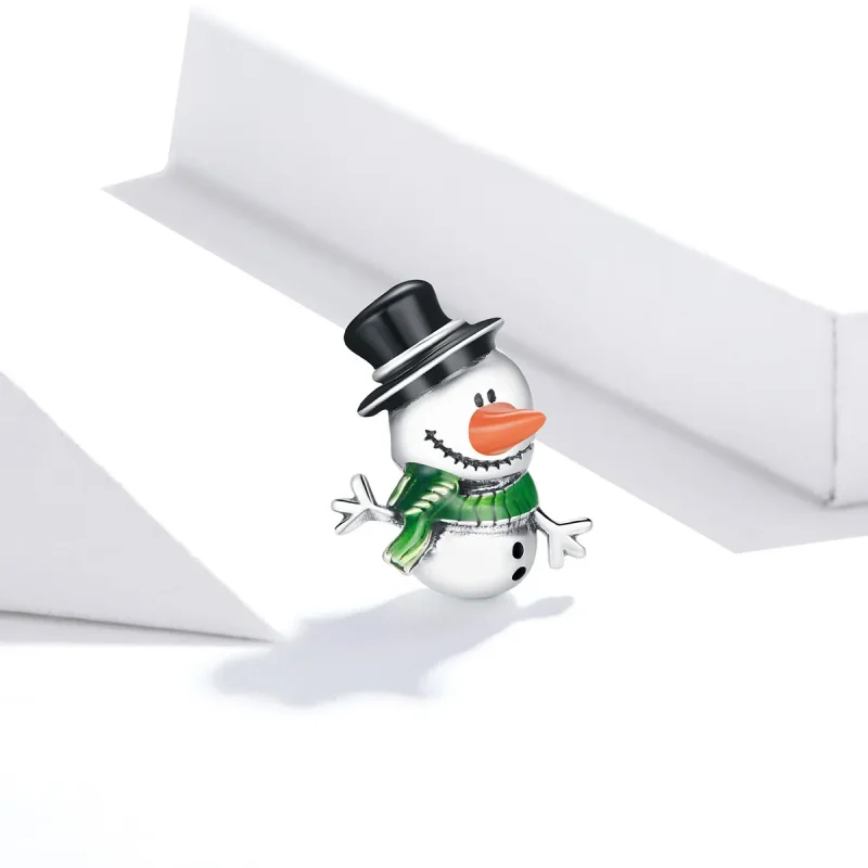 (image for) Little Snowman Charm - PANDORA Style - SCC1665 - View 2