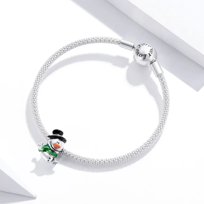 (image for) Little Snowman Charm - PANDORA Style - SCC1665 - View 3