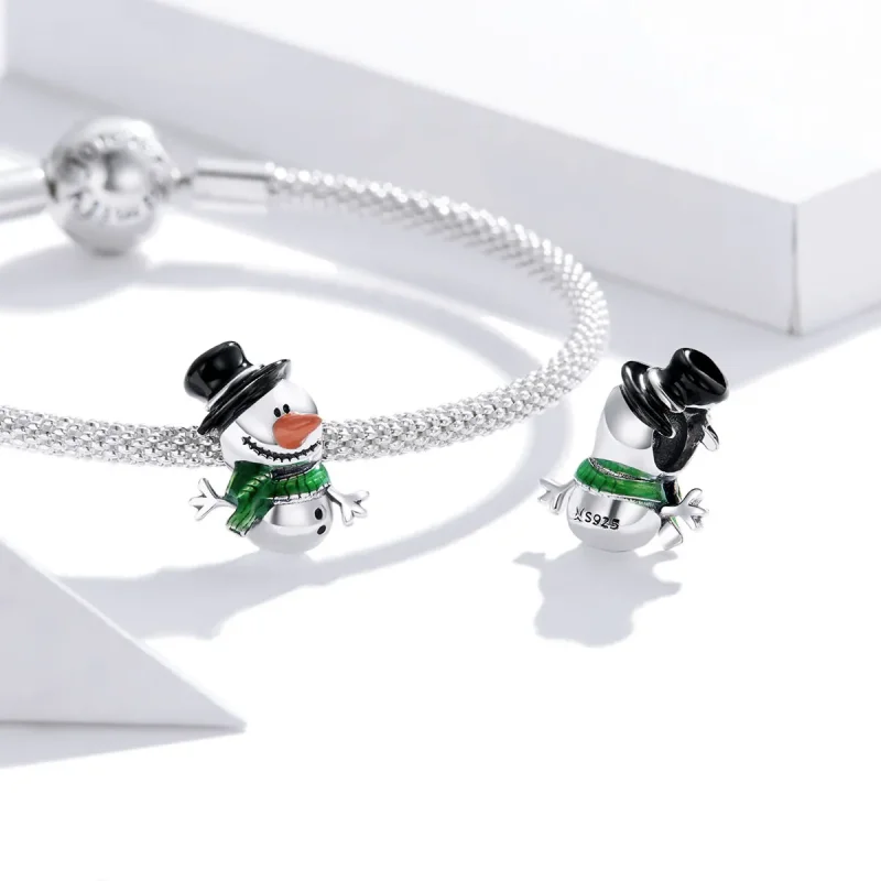 (image for) Little Snowman Charm - PANDORA Style - SCC1665 - View 4