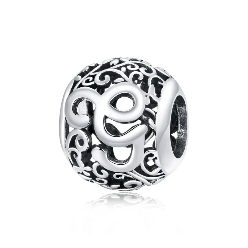 (image for) Openwork Flower Letter G Charm - PANDORA Style - SCC1444-G - Product Image