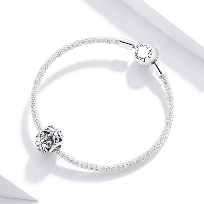 (image for) Openwork Snowflakes Charm - PANDORA Style - SCC1651 - View 3