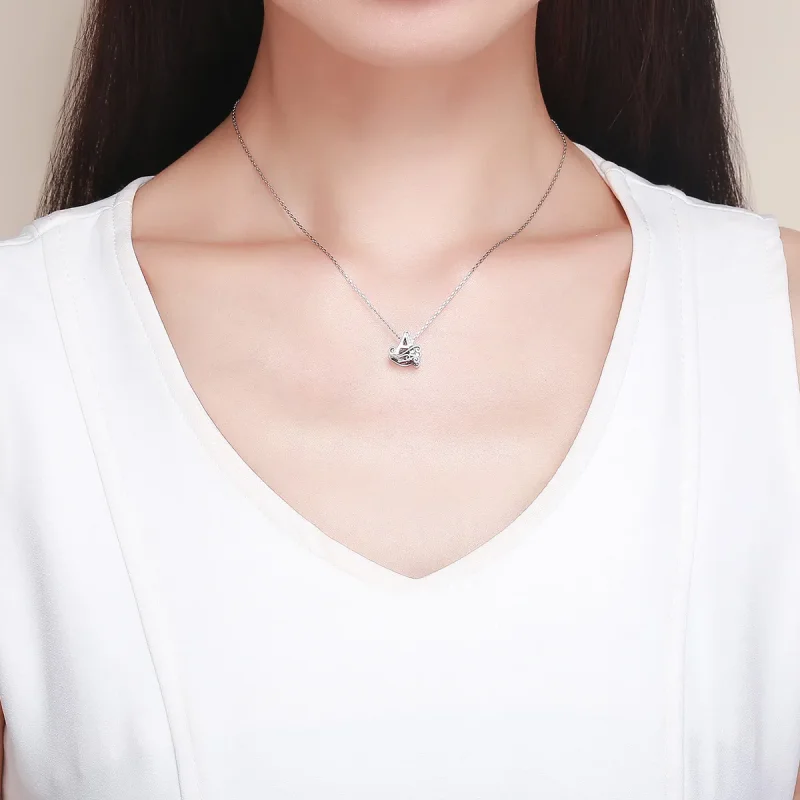 (image for) PANDORA Style Sparkling Pavé Flower Letter A Charm - BSC030-A - View 5