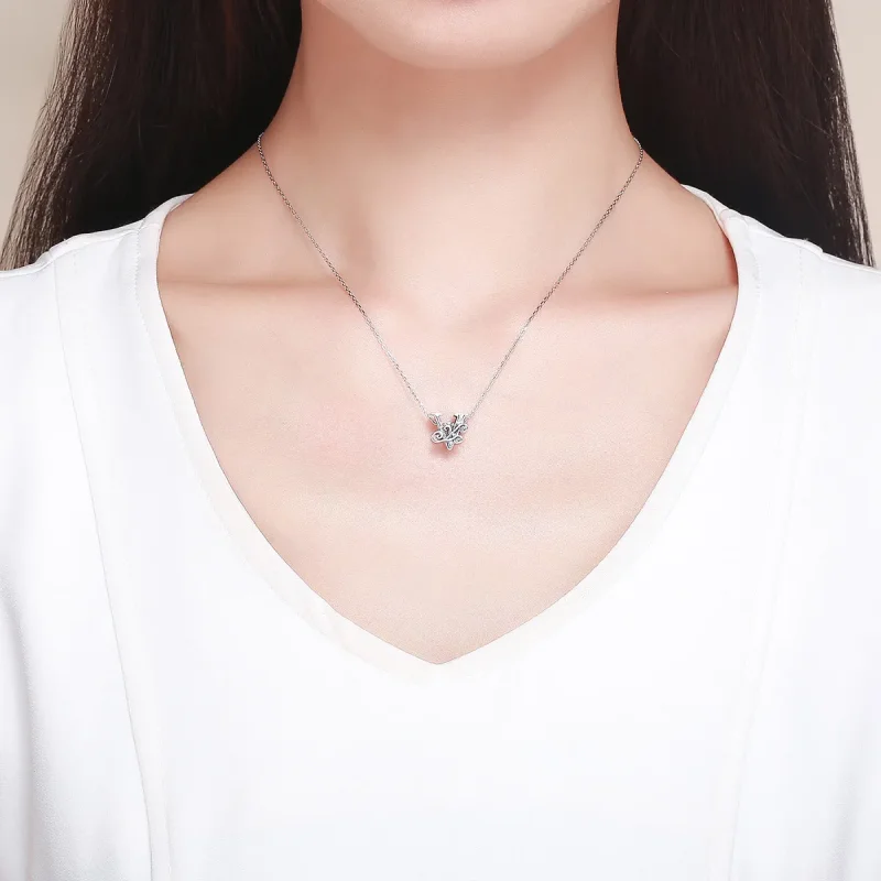 (image for) PANDORA Style Sparkling Pavé Flower Letter V Charm - BSC030-V - View 5