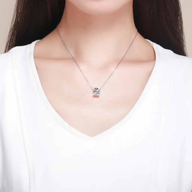 (image for) PANDORA Style Sparkling Pavé Flower Letter Z Charm - BSC030-Z - View 5