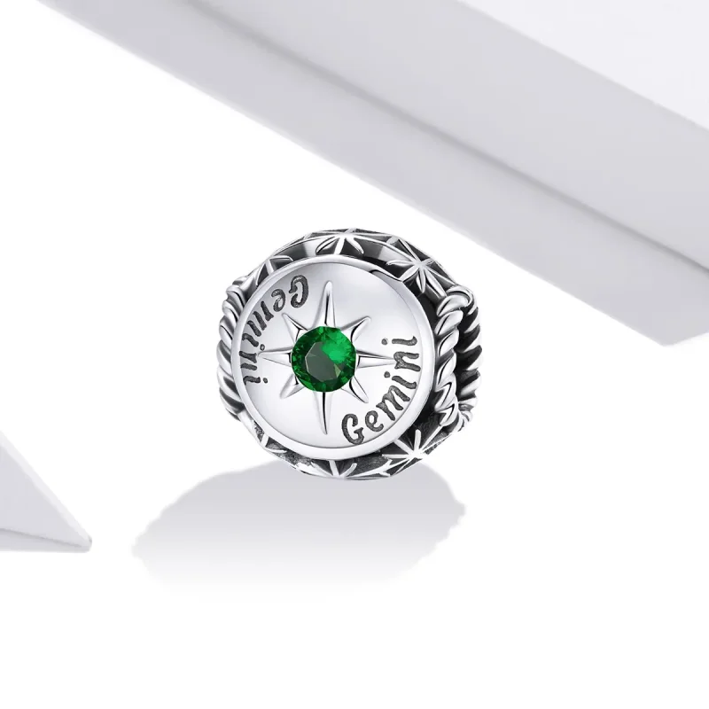 (image for) Shining Gemini Charm - PANDORA Style - SCC1725-7 - View 2