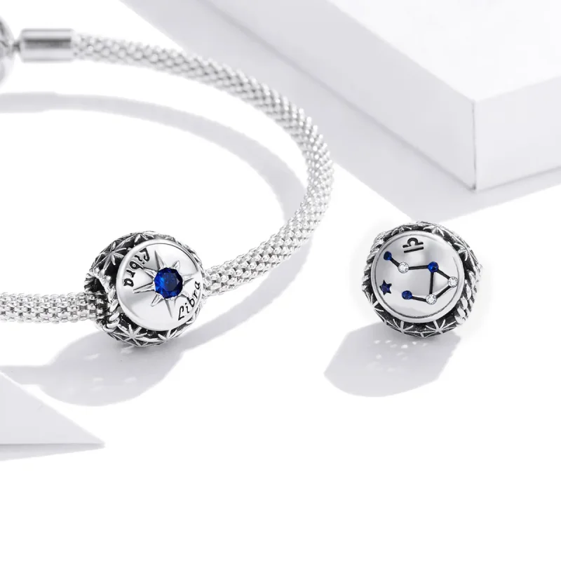 (image for) Shining Libra Charm - PANDORA Style - SCC1725-8 - View 3