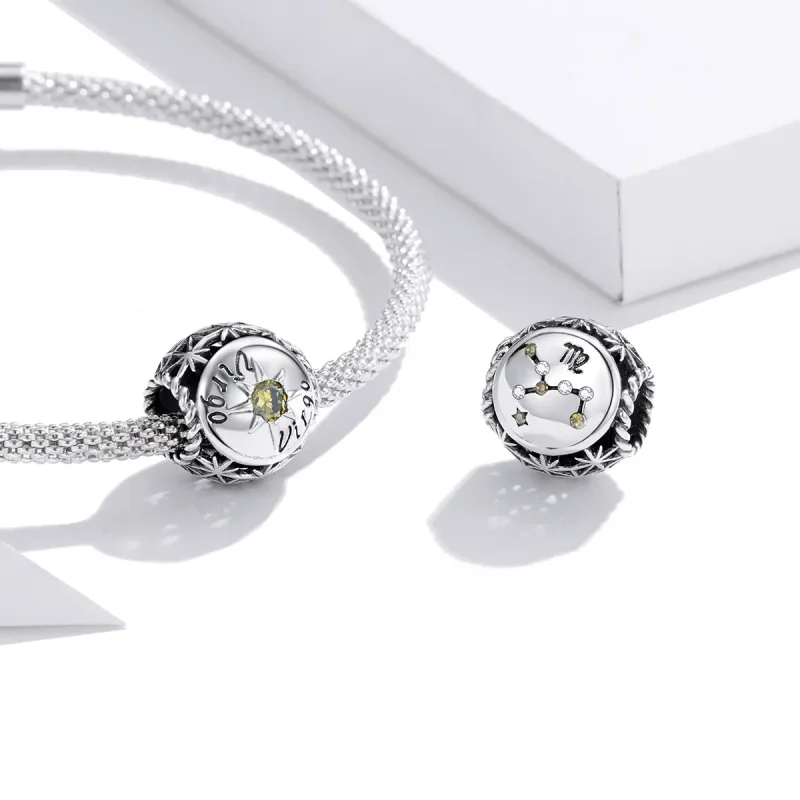 (image for) Shining Virgo Charm - PANDORA Style - SCC1725-6 - View 3