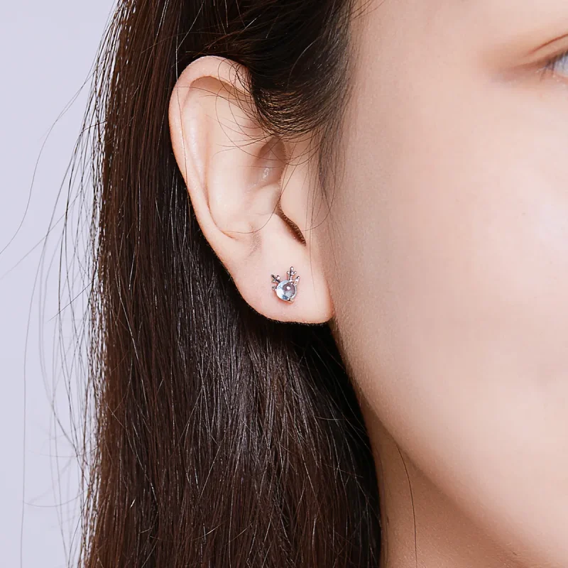 (image for) PANDORA Style Antlers Stud Earrings - BSE210 - View 5