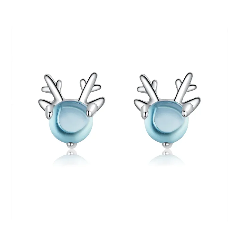 (image for) PANDORA Style Antlers Stud Earrings - BSE210 - Product Image