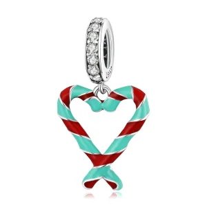 (image for) PANDORA Style Cane Candy Dangle Charm - SCC2039