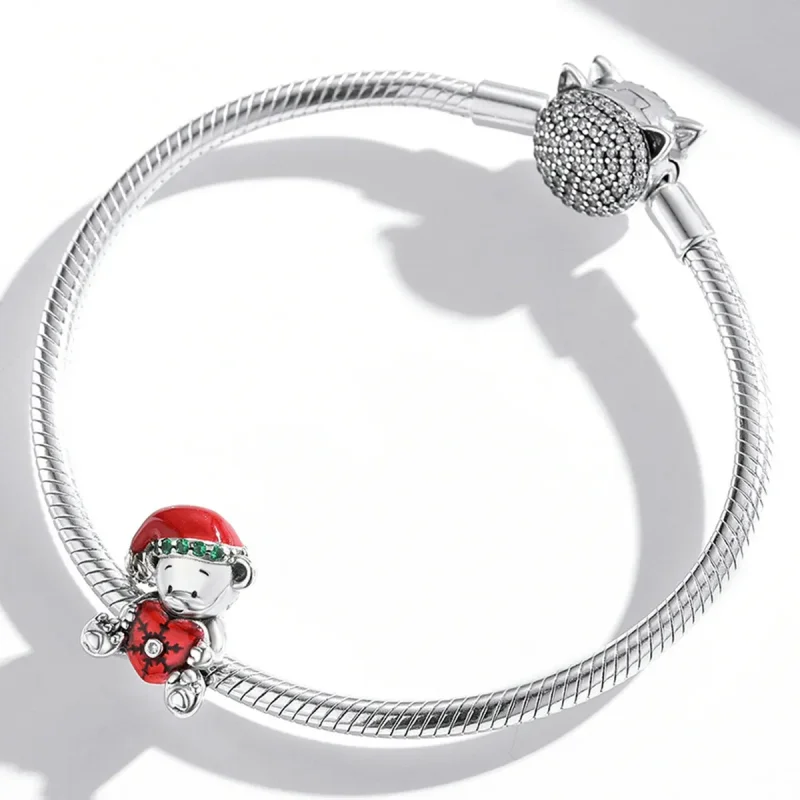 (image for) PANDORA Style Christmas Bear Charm - SCC2035 - View 3