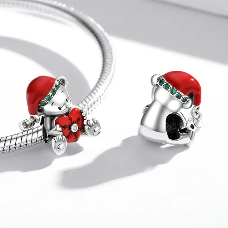 (image for) PANDORA Style Christmas Bear Charm - SCC2035 - View 4