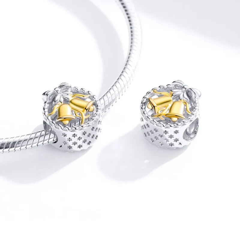 (image for) PANDORA Style Christmas Bell Charm - SCC1358 - View 2