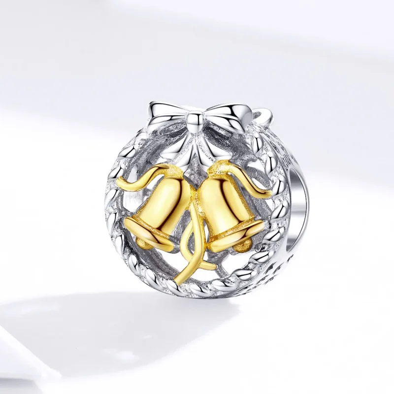 (image for) PANDORA Style Christmas Bell Charm - SCC1358 - View 3