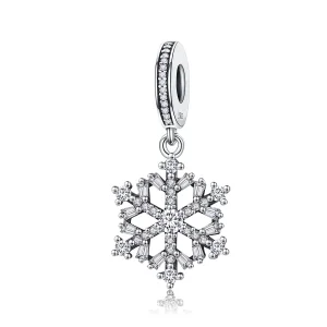 (image for) PANDORA Style Crystal Snowflakes Dangle Charm - SCC266