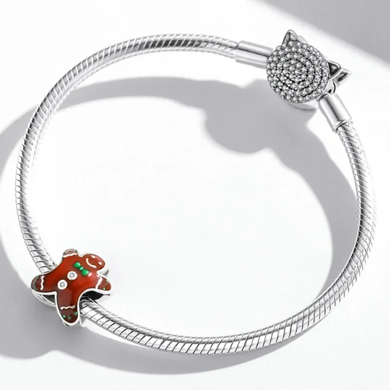 (image for) PANDORA Style Gingerbread Man Charm - SCC2037 - View 3