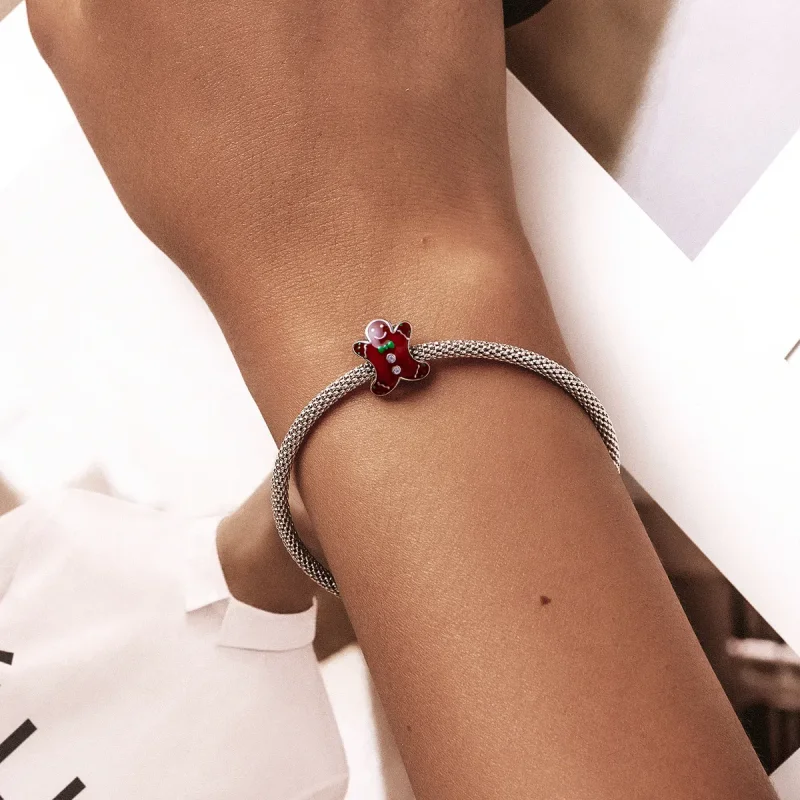 (image for) PANDORA Style Gingerbread Man Charm - SCC2037 - View 5